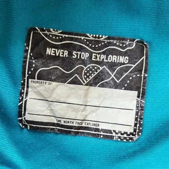 North Face "Crescent Full Zip" Fleece Jacket Heather Blue | Big Girl's Size XL - Picture 6 of 10